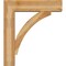 Ekena Millwork Thorton Block Rough Sawn Bracket w/ Offset Brace, Western Red Cedar, 8"W x 32"D x 36"H BKT0806X32X36THR05RWR - alternate 3